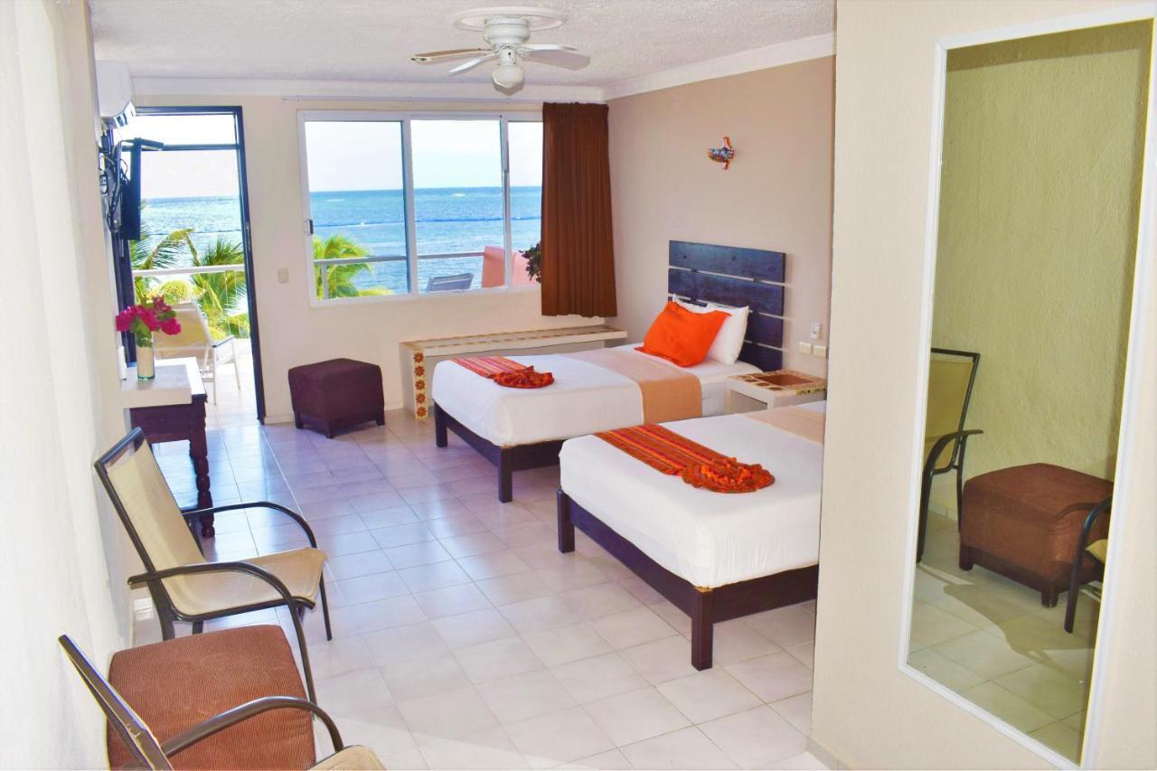 Hacienda Morelos Beachfront Hotel Puerto Morelos Ngoại thất bức ảnh