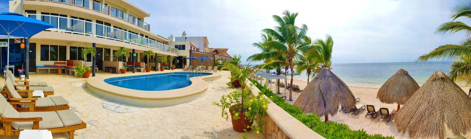 Hacienda Morelos Beachfront Hotel Puerto Morelos Ngoại thất bức ảnh