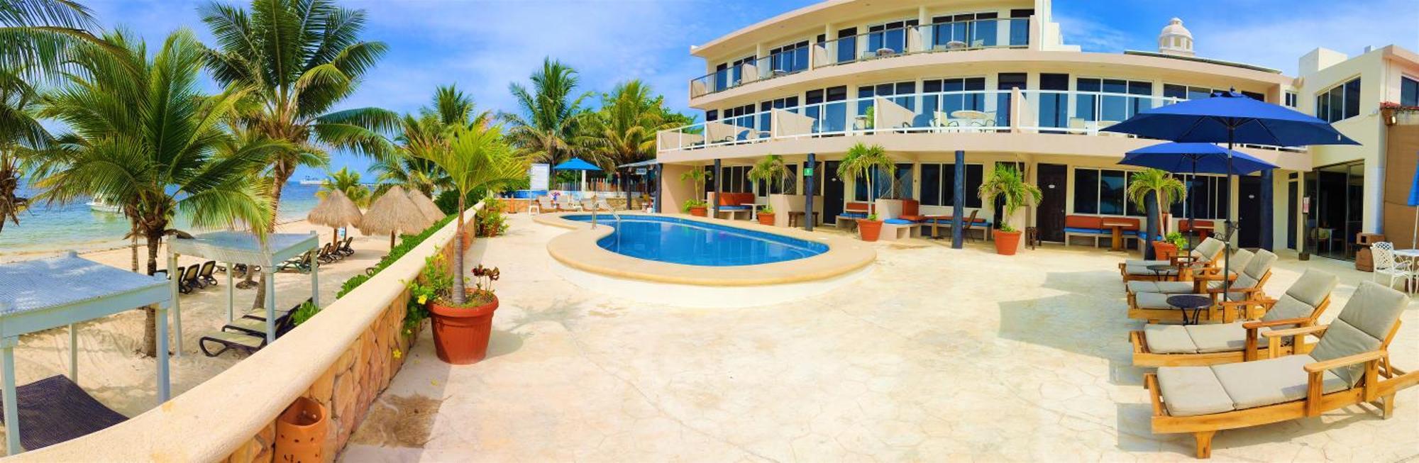 Hacienda Morelos Beachfront Hotel Puerto Morelos Ngoại thất bức ảnh