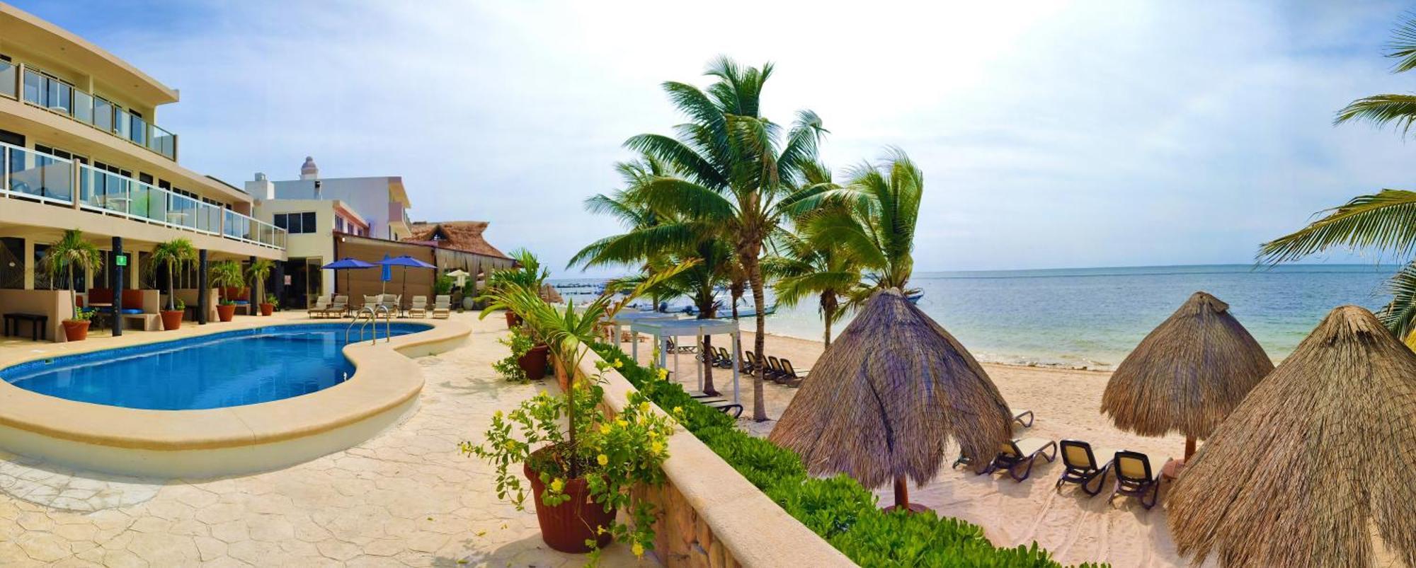 Hacienda Morelos Beachfront Hotel Puerto Morelos Ngoại thất bức ảnh